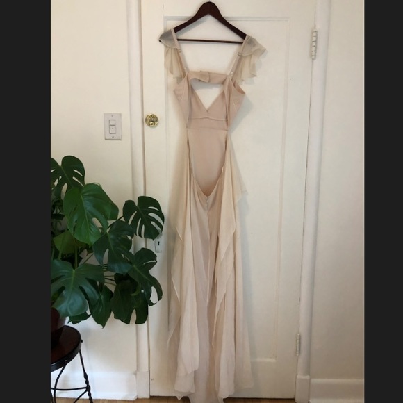 BCBG Runway Lourdes Blush Dress size 10 NWT - Picture 4 of 8